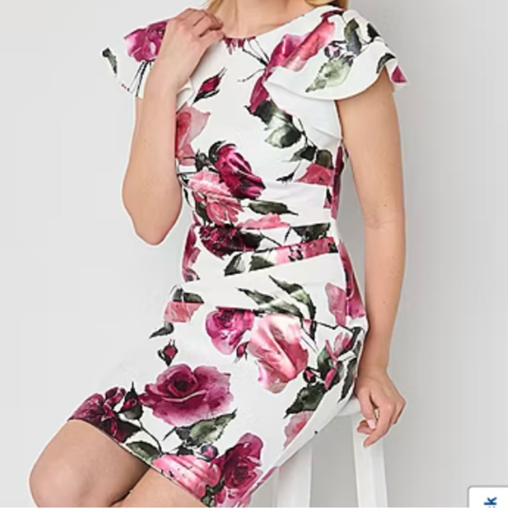 Floral Print Women's Dress by JESSICA HOWARD